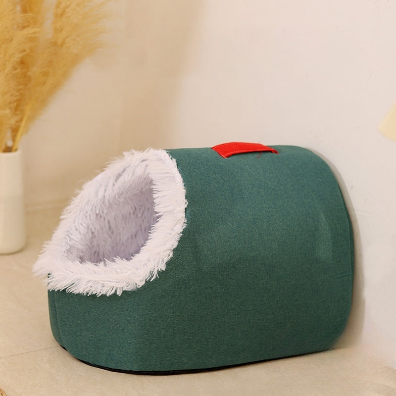 💥Hot sale 🐶🐱Pet Cozy Warm Cave Bed