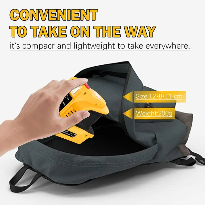 🔥Compact DC to AC Inverter - Suitable for cars, motorhomes,✨ outdoor use, and summer houses