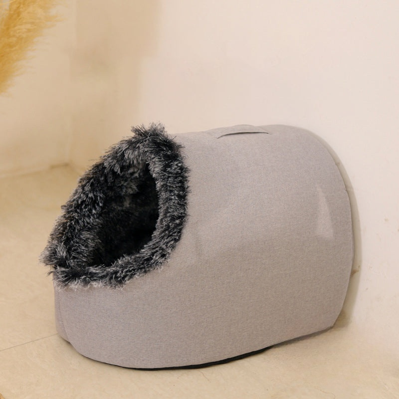 💥Hot sale 🐶🐱Pet Cozy Warm Cave Bed