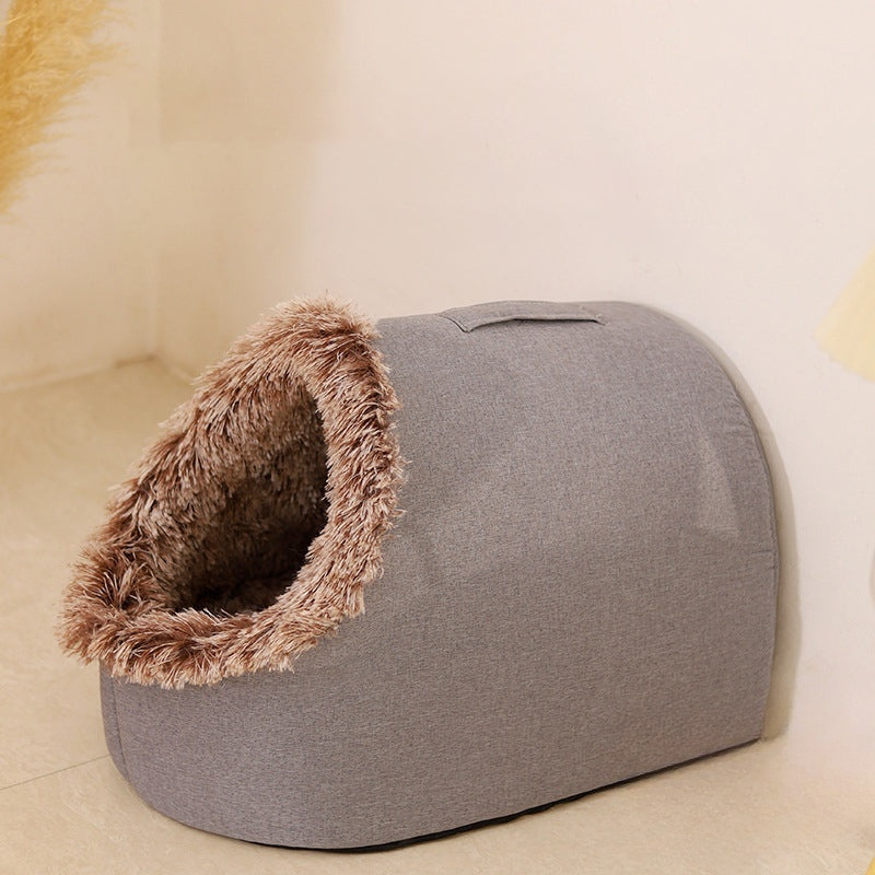 💥Hot sale 🐶🐱Pet Cozy Warm Cave Bed