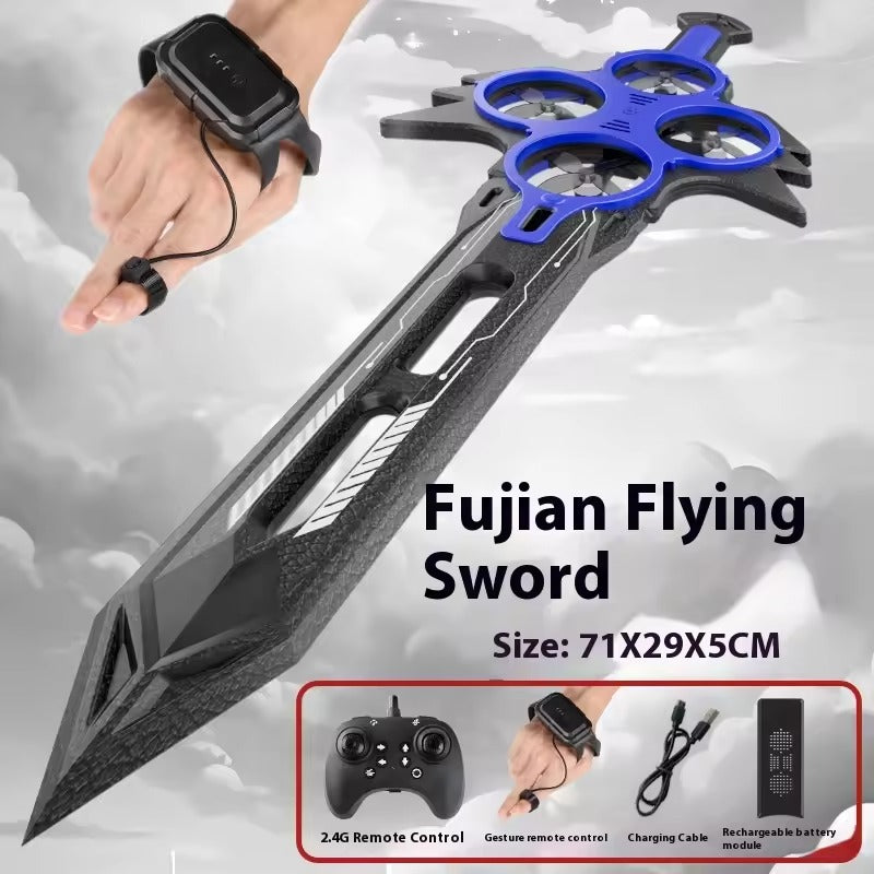 Flying Sword RC Drone ✨ Light-Up Airplane Toy for Kids