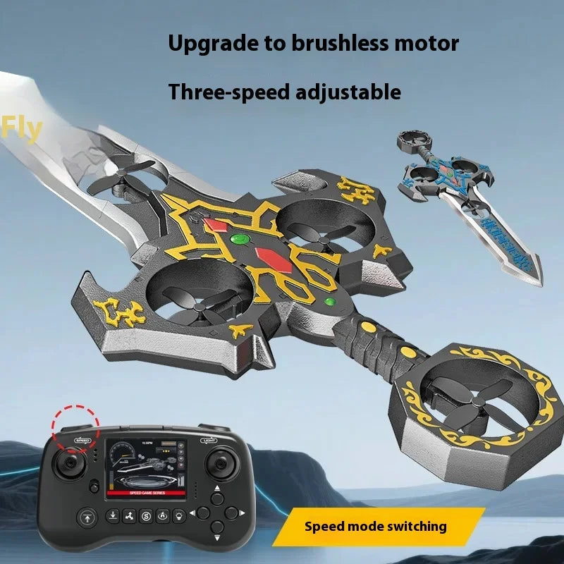 Flying Sword RC Drone ✨ Light-Up Airplane Toy for Kids