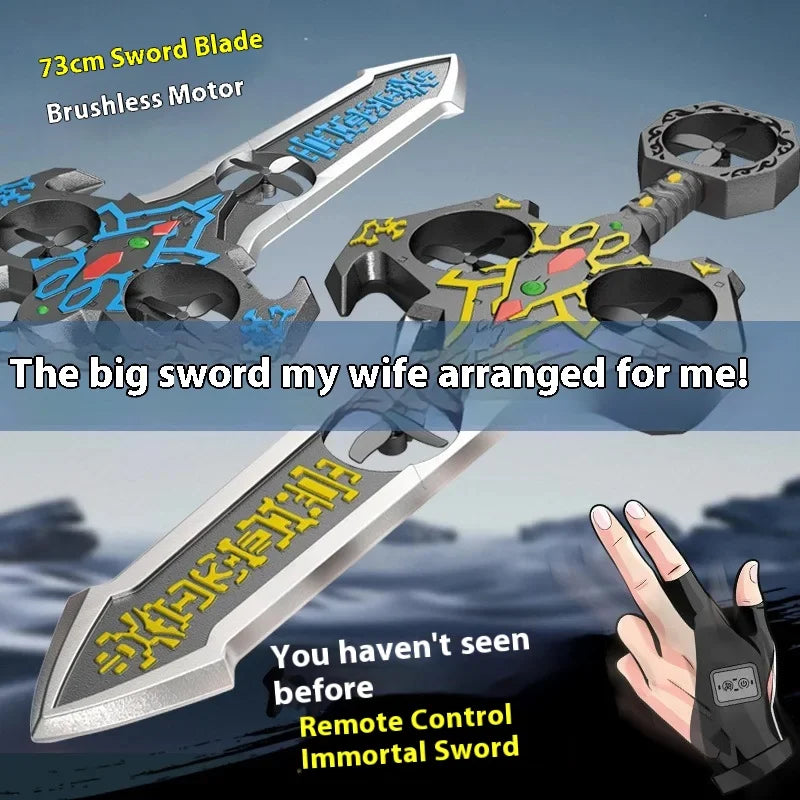 Flying Sword RC Drone ✨ Light-Up Airplane Toy for Kids