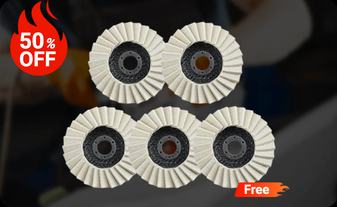 🎁New Year Sale - Limited time 50% OFF🎁✨Wool Felt Flap Polishing Disc