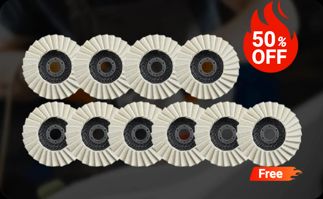 🎁New Year Sale - Limited time 50% OFF🎁✨Wool Felt Flap Polishing Disc
