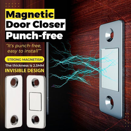 🎅Christmas Sale 50% OFF!!✨Magnetic Door Closer Without Perforations