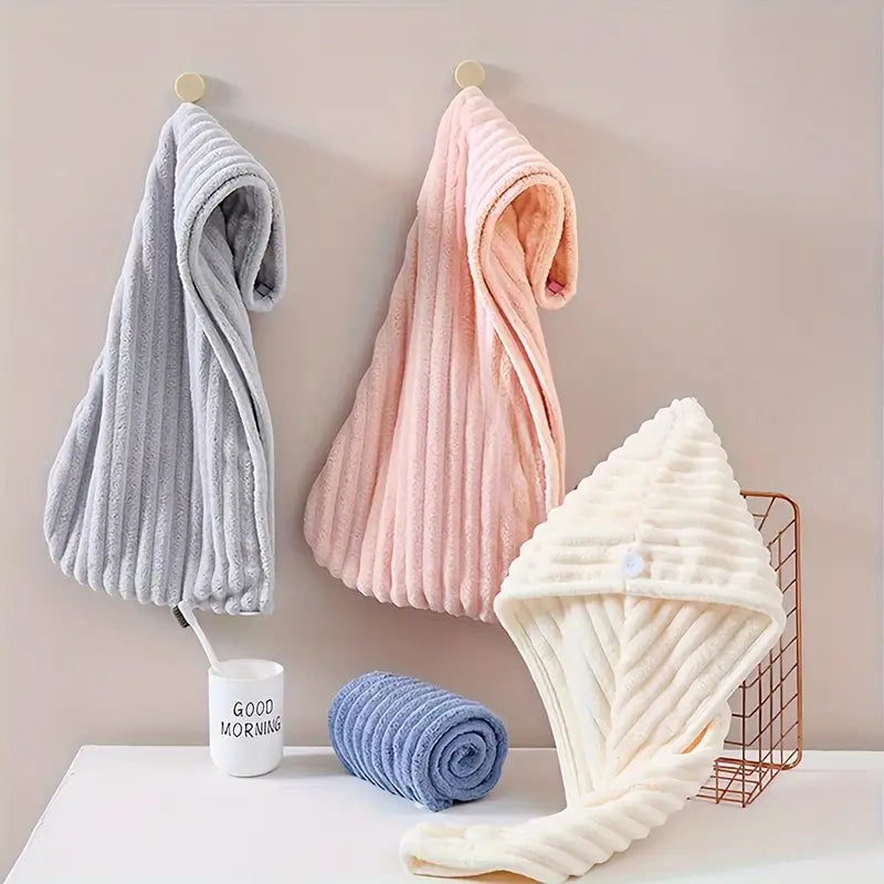 🔥Last Day Sale 80% OFF🔥BUY 2 GET 1 FREE🎁Quick-Dry Absorbent Hair Towel Cap