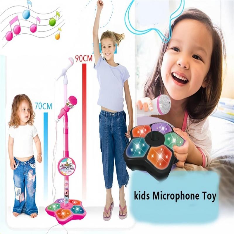 🎄2025 Christmas Sale🎅Microphone Toy, Karaoke Machine Toy with Light