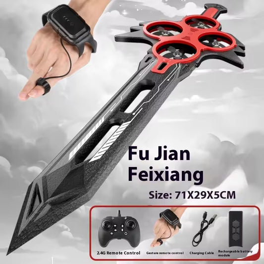 Flying Sword RC Drone ✨ Light-Up Airplane Toy for Kids