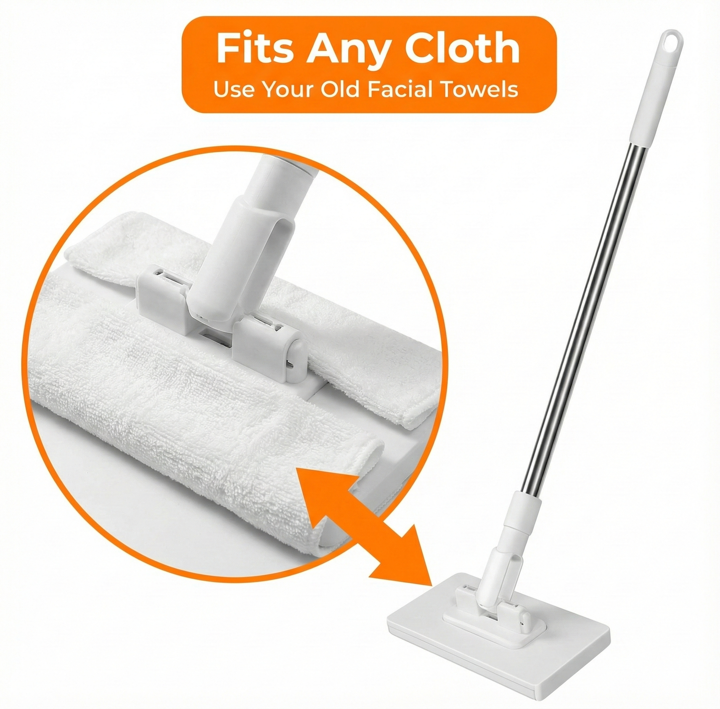 💦Last Day Sales 50% OFF🧹Disposable Dust Mop with 4 Reusable Cloths