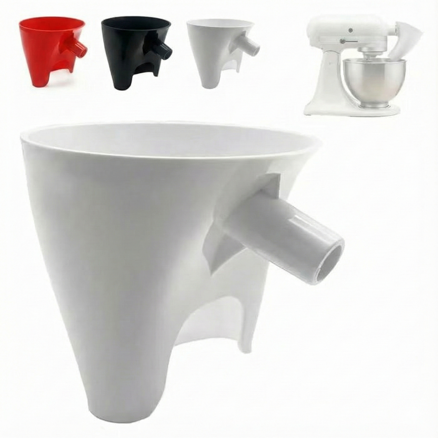 🔥Last Day 57% OFF - ✨Flour Funnel for Culinary Aid Stand Mixer
