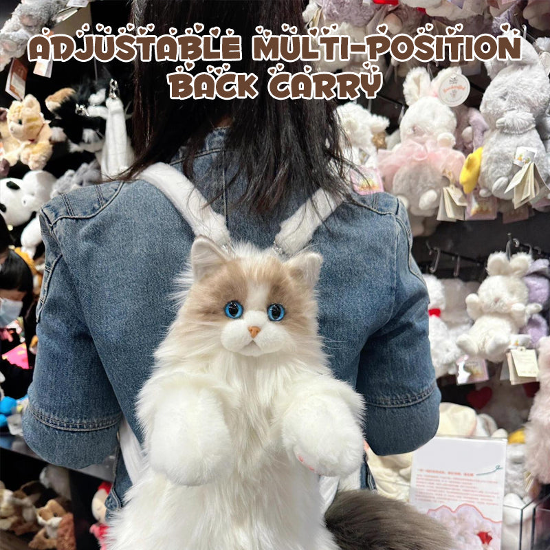 ✨Cute Cat Plush Backpack
