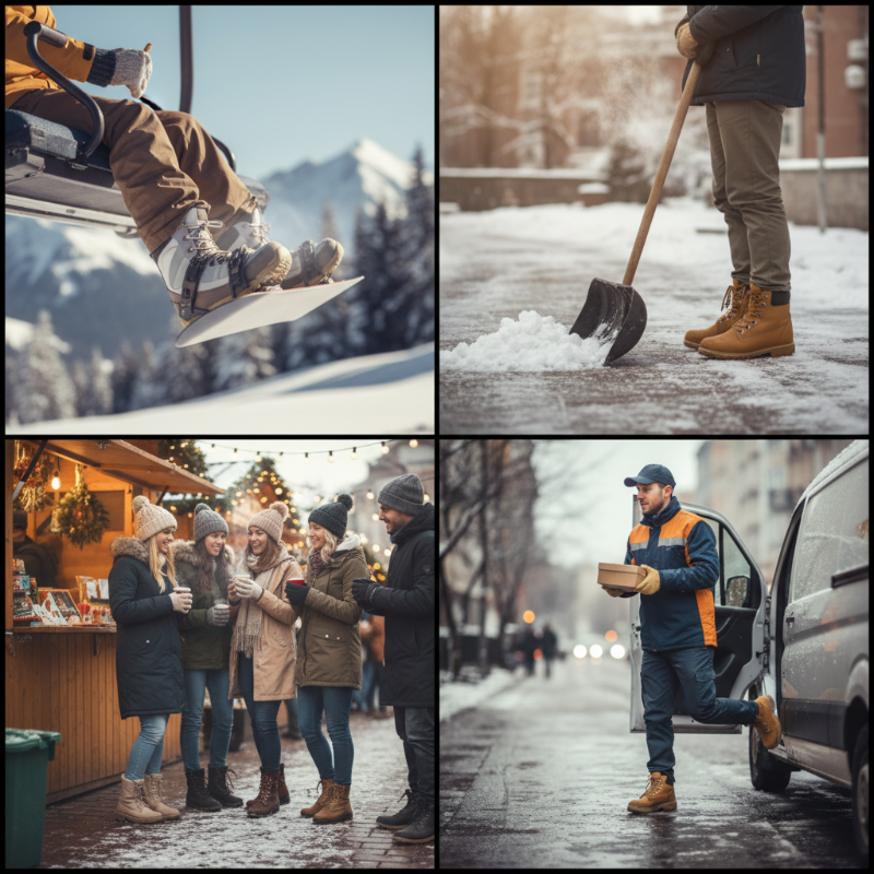 Self-Heating Shoe Insoles for Winter