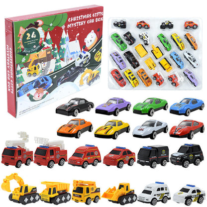 🔥Limited Time Promotion 60% OFF！！！🚗Kids Advent Calendar for Boys: Alloy Construction Engineering Vehicle Toy Sets