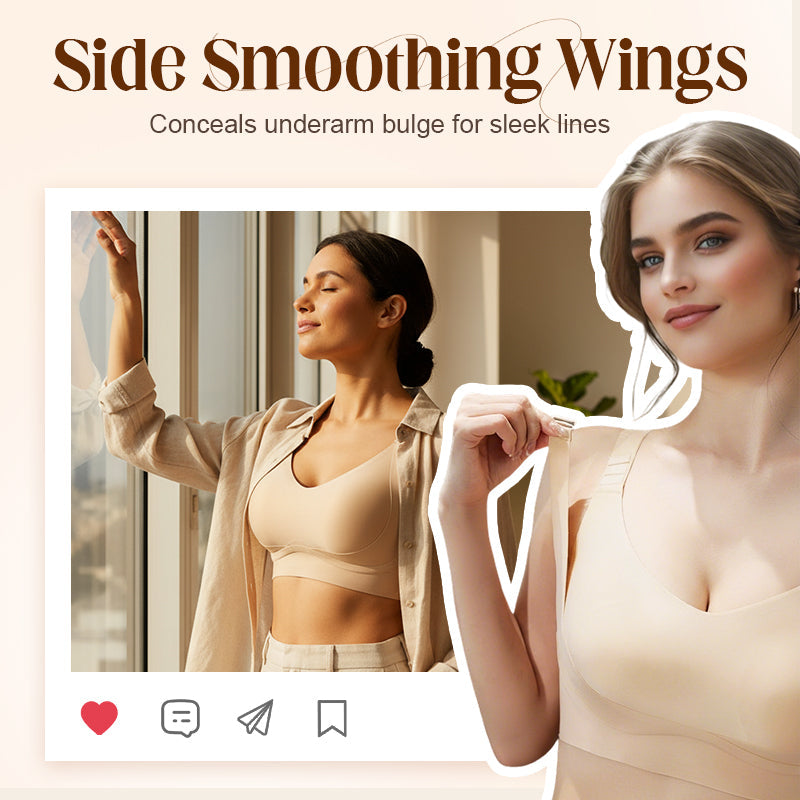 Anti-Sag Full Coverage Wireless Support Bra