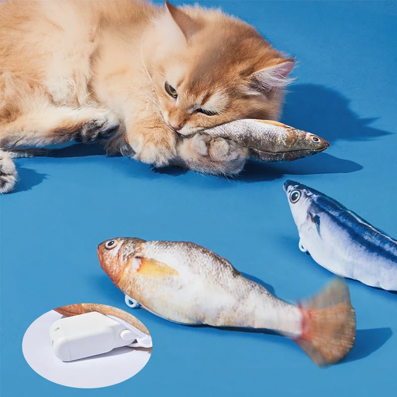 🎄Christmas Pre-Sale – 50% OFF! 🐟 Your cat will love this jumping fish!