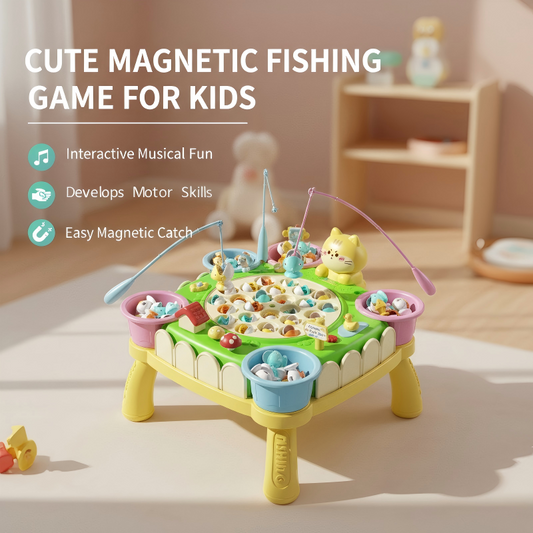 Cute Magnetic Fishing Game for Kids