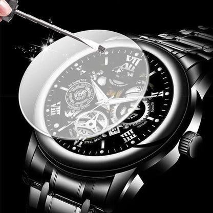 ⏳Time-Limited Special⏰Men's Waterproof Roman Skeleton Automatic Mechanical Watch