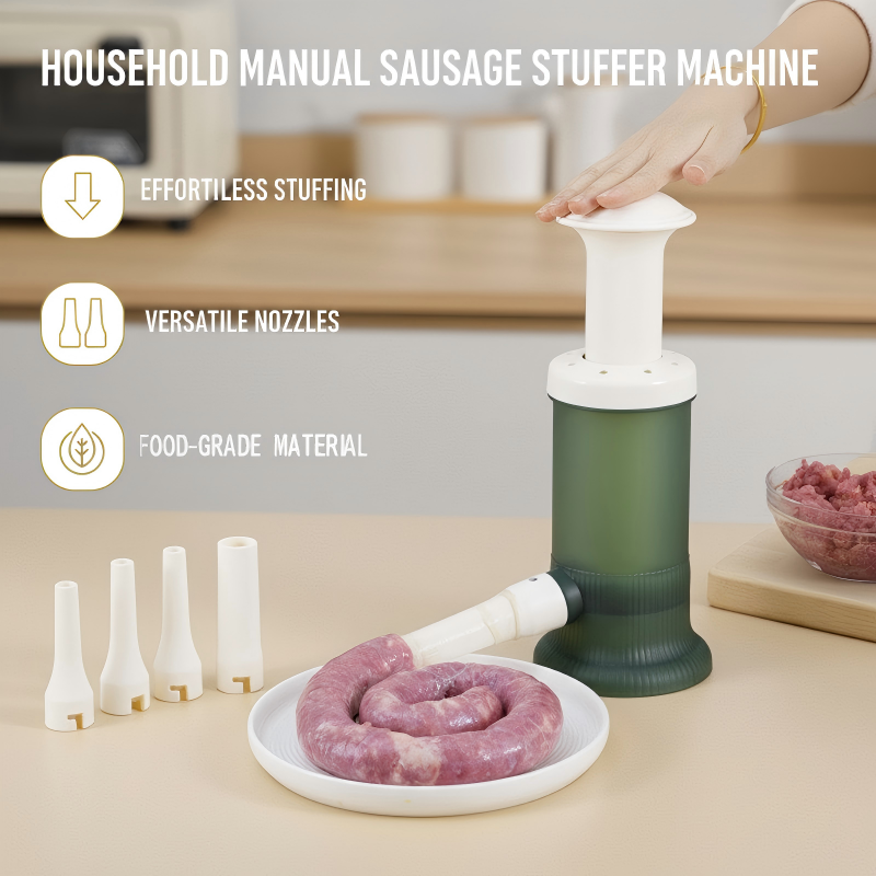 🔥Hot Sale Deals-📢📢50% Off!!!🌭Household Manual Sausage Stuffer Machine