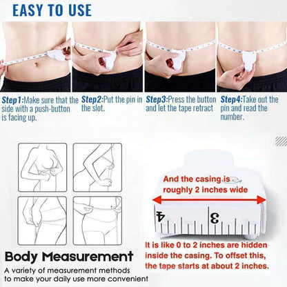 Automatic Telescopic Tape Measure（2 PCS）