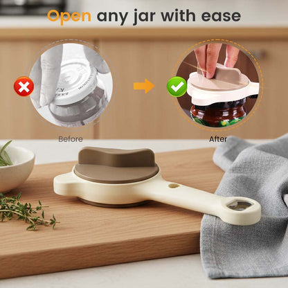 4-in-1 Multi-Functional Strain-Free Jar Opener